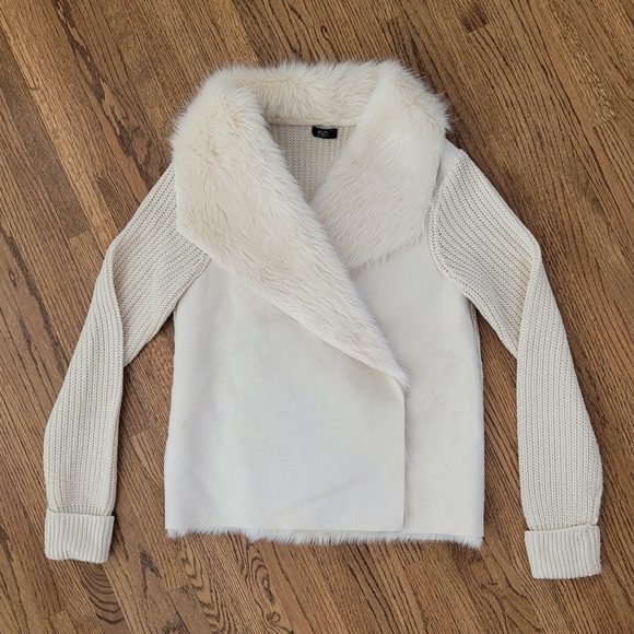 Fauz fur knit jacket - Picture 1 of 6